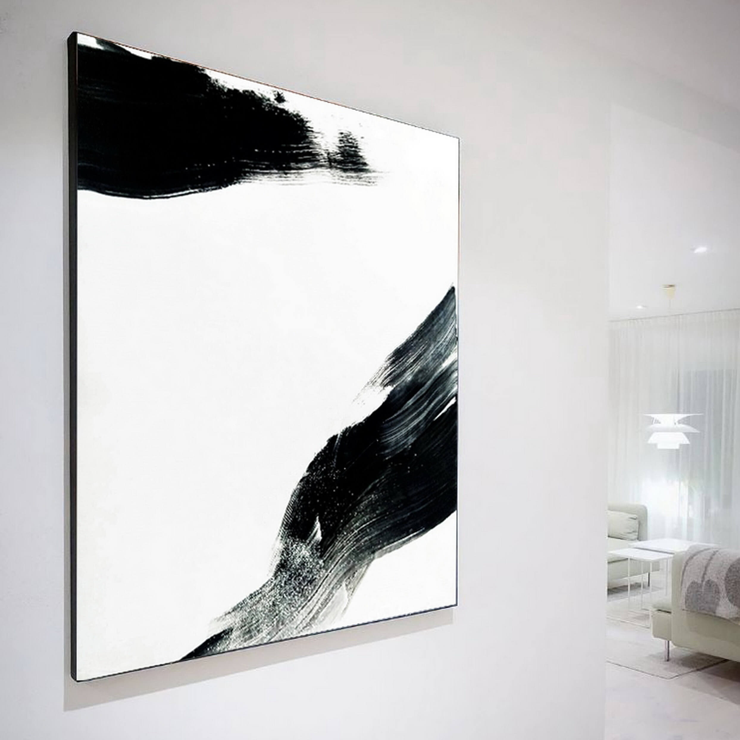 The Beauty of Black and White Abstract Art