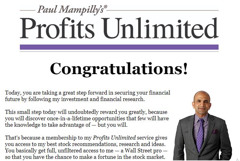 Paul Mampilly Profits Unlimited