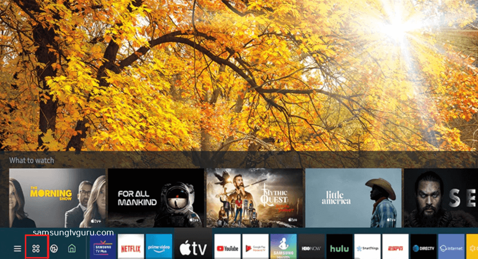 TNT App on Samsung TV