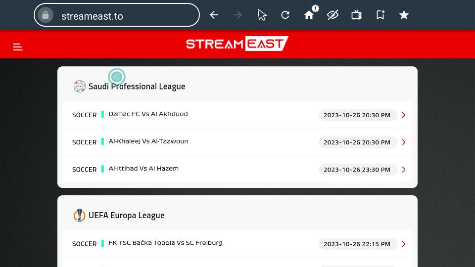 Steam East App